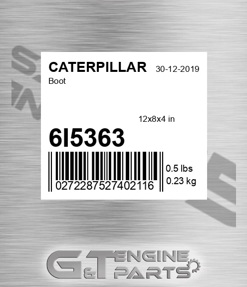 6I5363 Boot for CATERPILLAR