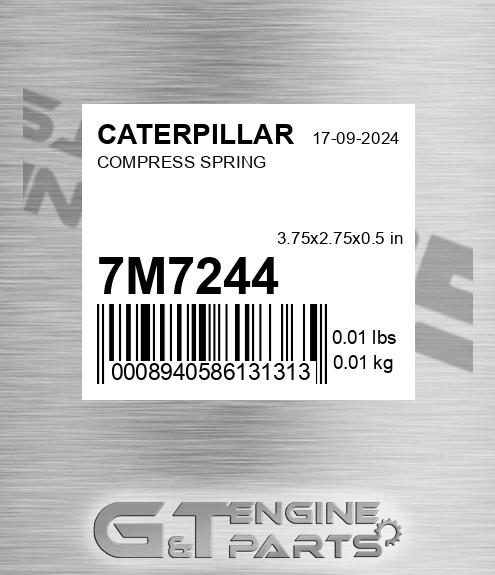 7M-7244 Compress Spring for CATERPILLAR