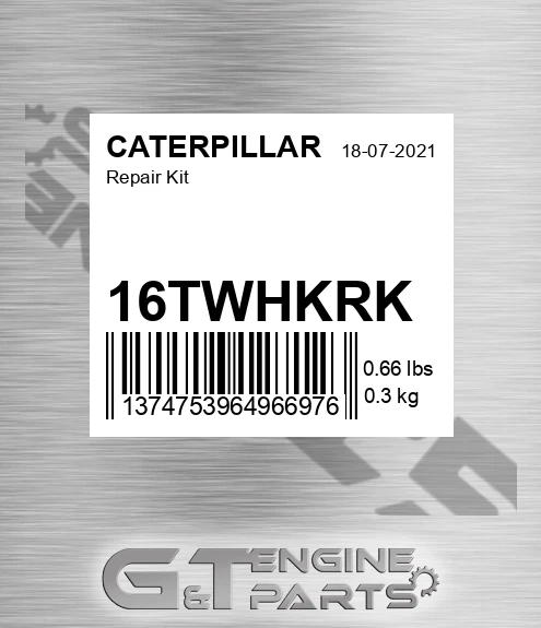 16TWHKRK Repair Kit for CATERPILLAR