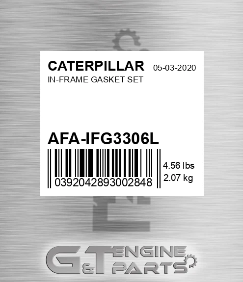 AFA-IFG3306L In-frame Gasket Set