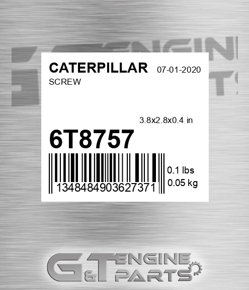 6T8757 Screw for CATERPILLAR