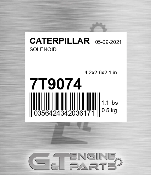 7T-9074 Solenoid for CATERPILLAR