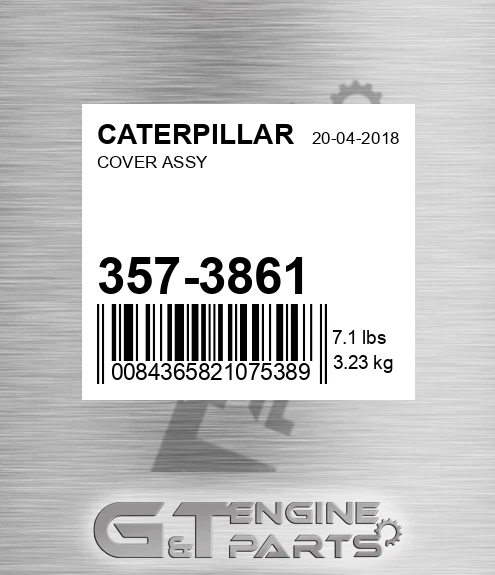 3573861 Cover As for CATERPILLAR