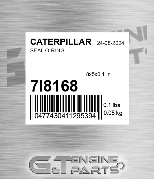 7I8168 Seal for CATERPILLAR