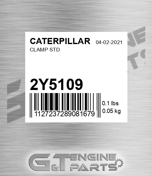 2Y-5109 Clamp Std for CATERPILLAR