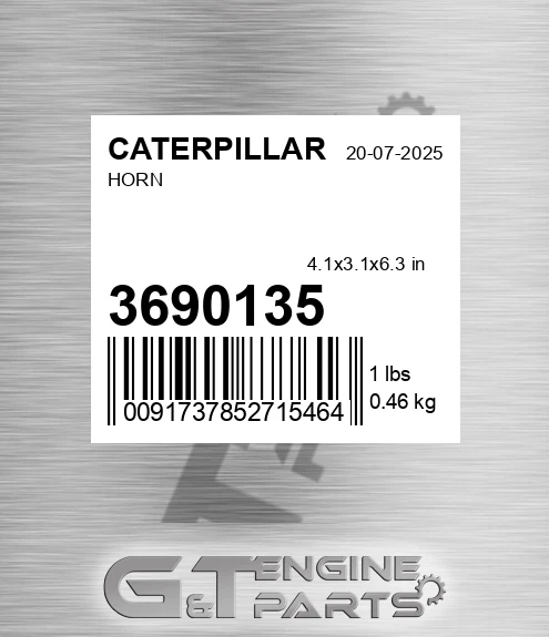 3690135 Horn for CATERPILLAR