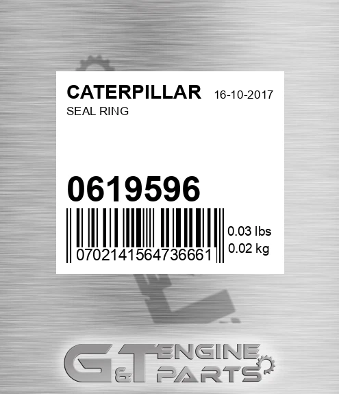 061-9596 Seal Ring for CATERPILLAR