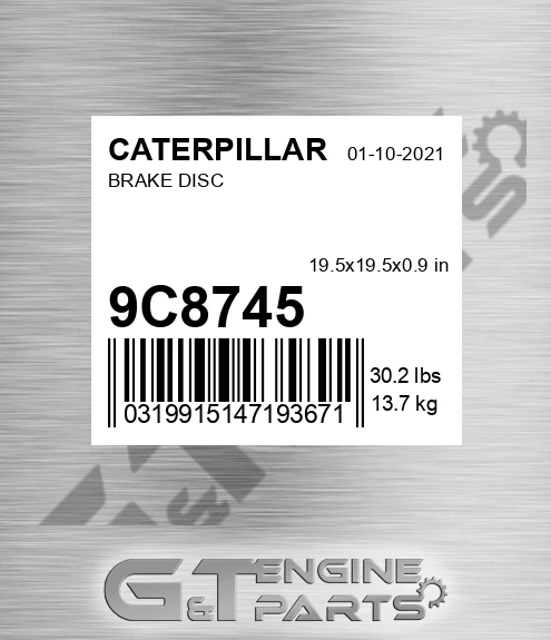9C-8745 Brake Disc
