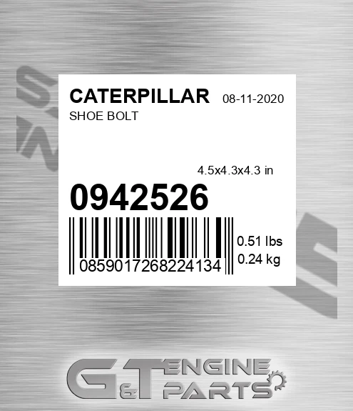 094-2526 Shoe Bolt for CATERPILLAR