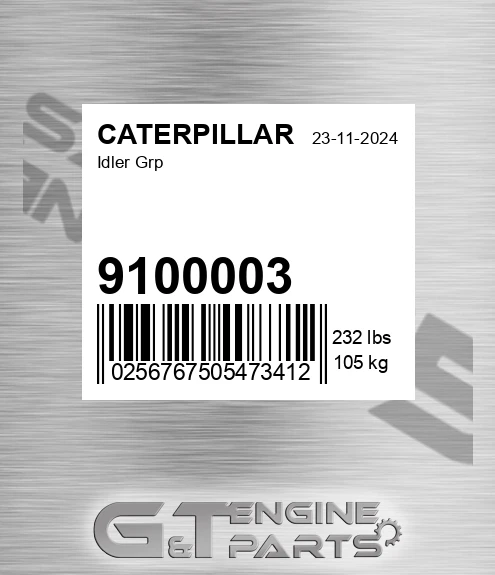 9100003 Idler Grp