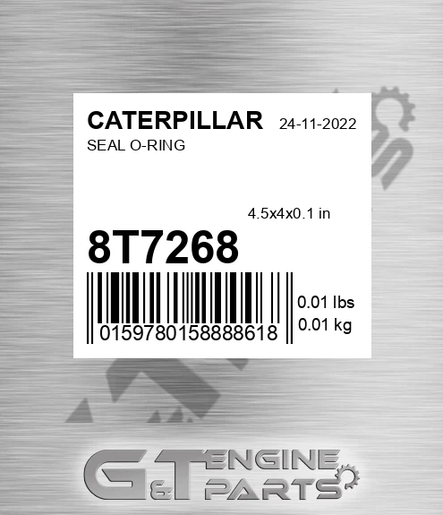 8T-7268 Seal O-ring