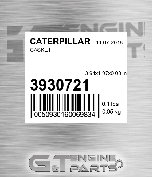 3930721 Gasket for CATERPILLAR