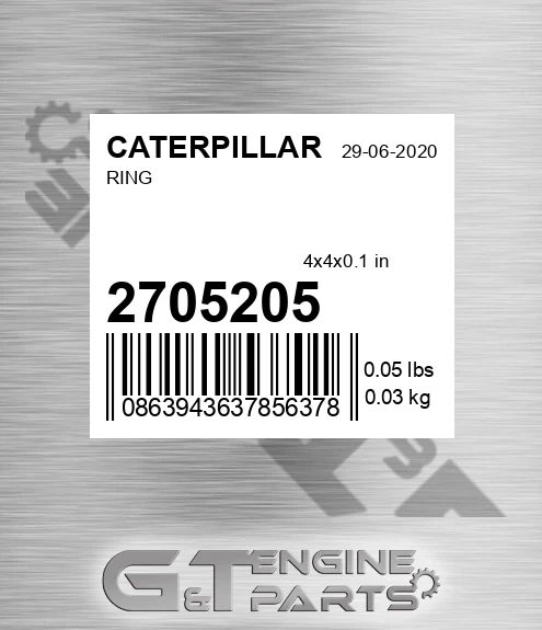 270-5205 Ring for CATERPILLAR