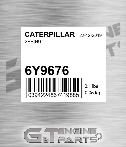 6Y9676 Spring for CATERPILLAR