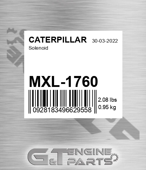 MXL-1760 Solenoid for CATERPILLAR