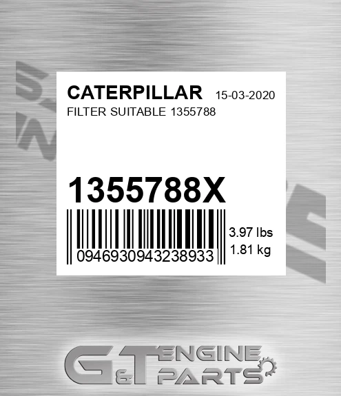 1355788X Filter Suitable 1355788