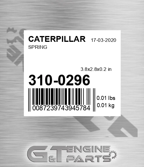 3100296 Spring for CATERPILLAR
