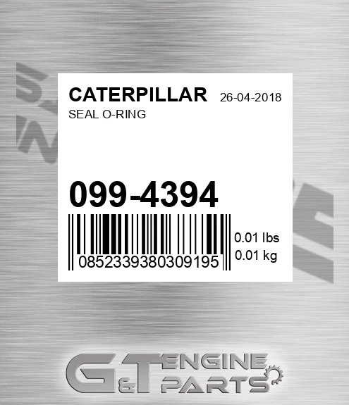099-4394 Seal O-ring for CATERPILLAR