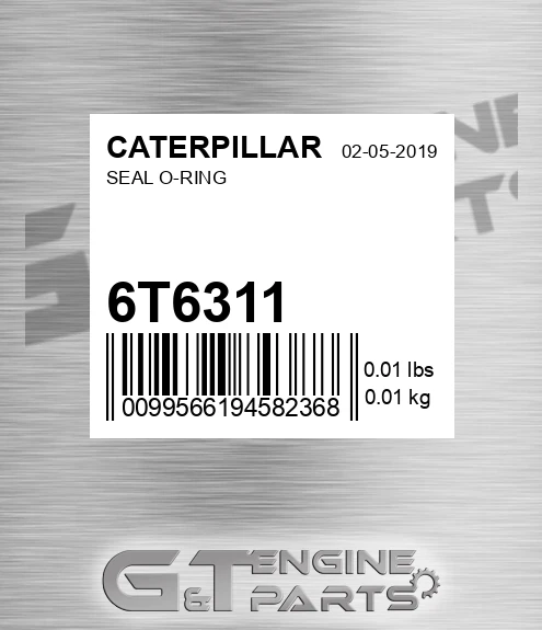 6T-6311 Seal O-ring for CATERPILLAR
