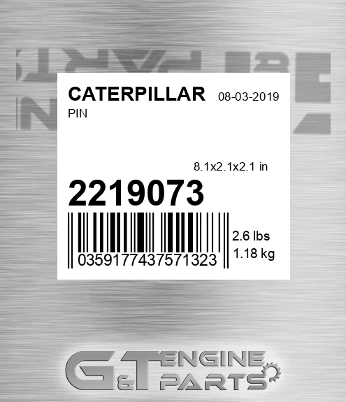 221-9073 Pin for CATERPILLAR