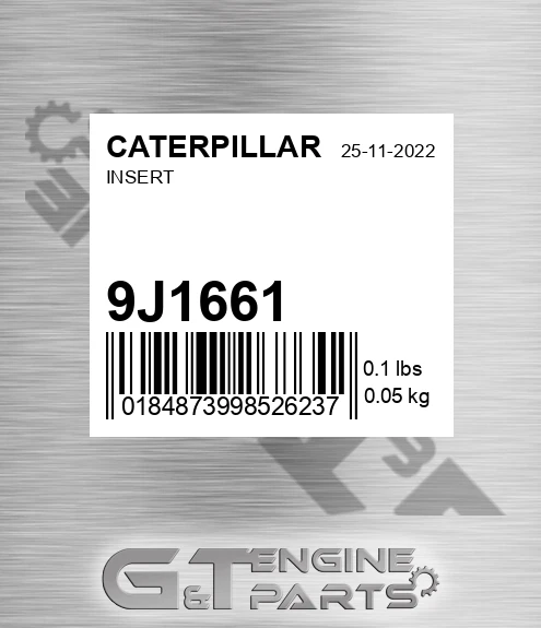 9J-1661 Insert for CATERPILLAR