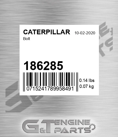 186285 Bolt