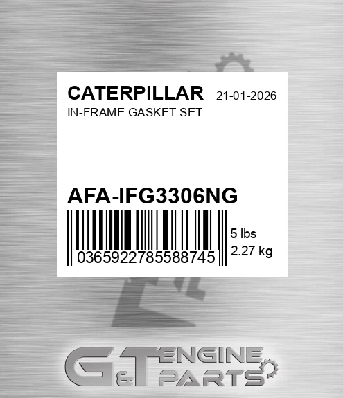 AFA-IFG3306NG In-frame Gasket Set