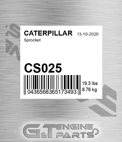CS025 Sprocket for CATERPILLAR
