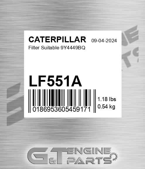 LF551A Filter Suitable 9y4449bq