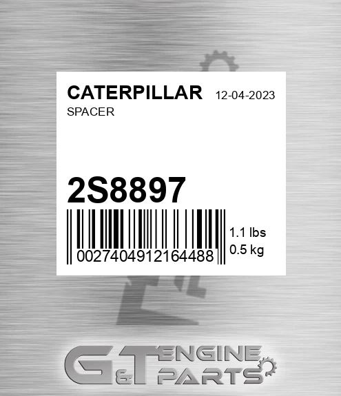 2S8897 Spacer for CATERPILLAR
