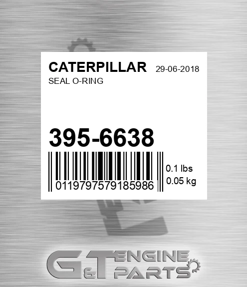 395-6638 Seal O-ring