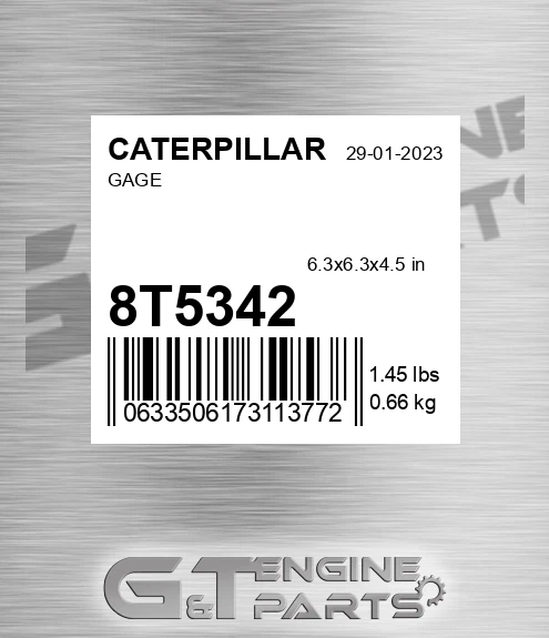 8T5342 Gage for CATERPILLAR