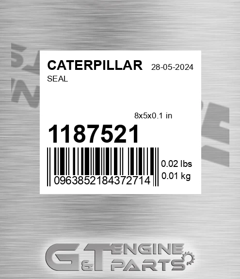 1187521 CATERPILLAR Seal