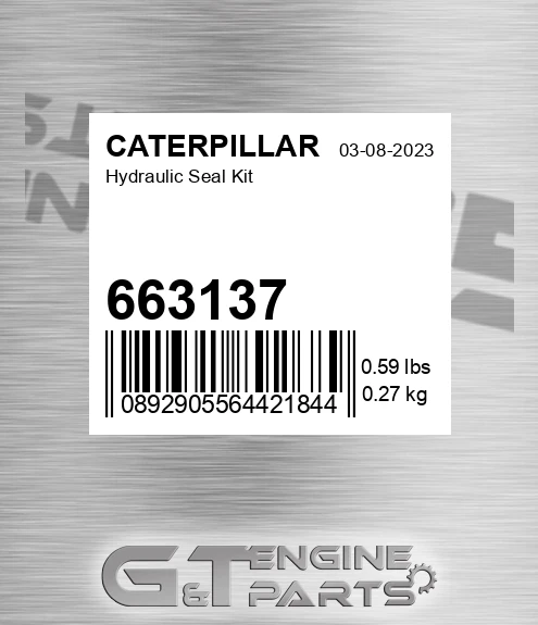 663137 CATERPILLAR Hydraulic Seal Kit