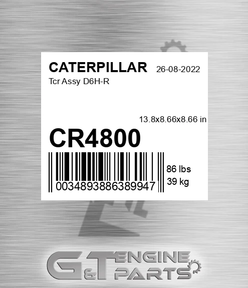 CR4800 Tcr Assy D6h-r