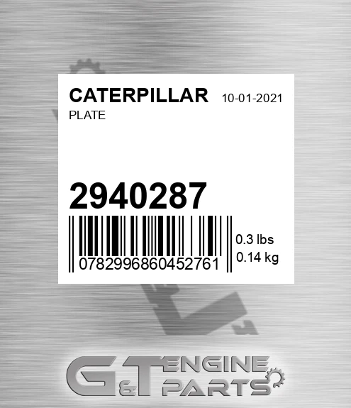 2940287 Plate