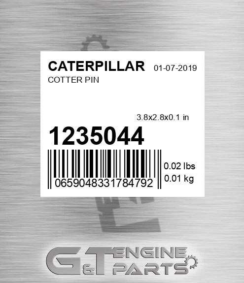 1235044 CATERPILLAR Cotter Pin