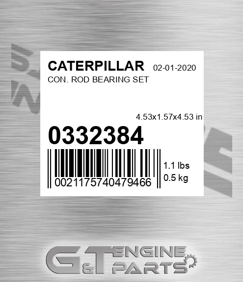 033-2384 Con. Rod Bearing Set for CATERPILLAR