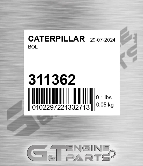 311362 Bolt