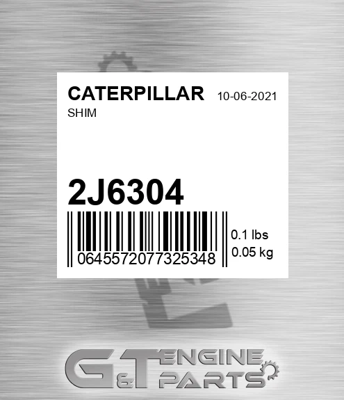 2J6304 Shim for CATERPILLAR