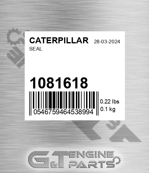 108-1618 Seal for CATERPILLAR