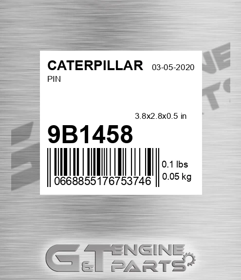 9B1458 Pin for CATERPILLAR