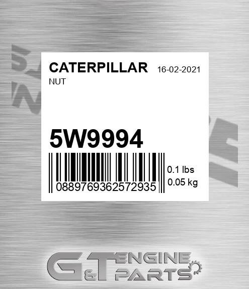 5W-9994 Nut for CATERPILLAR