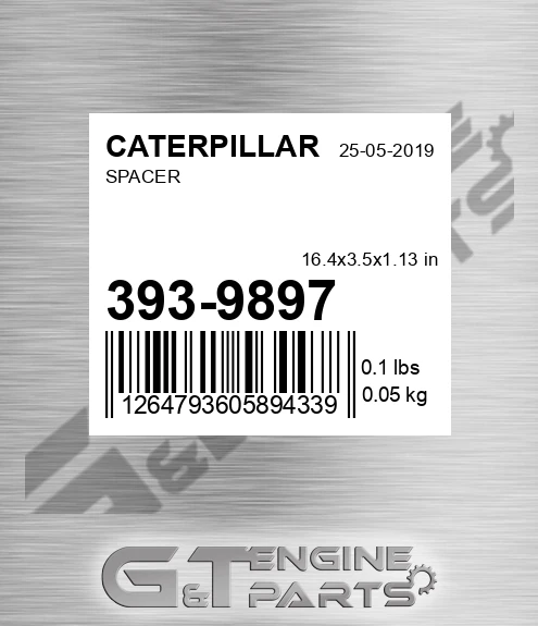 393-9897 Spacer for CATERPILLAR