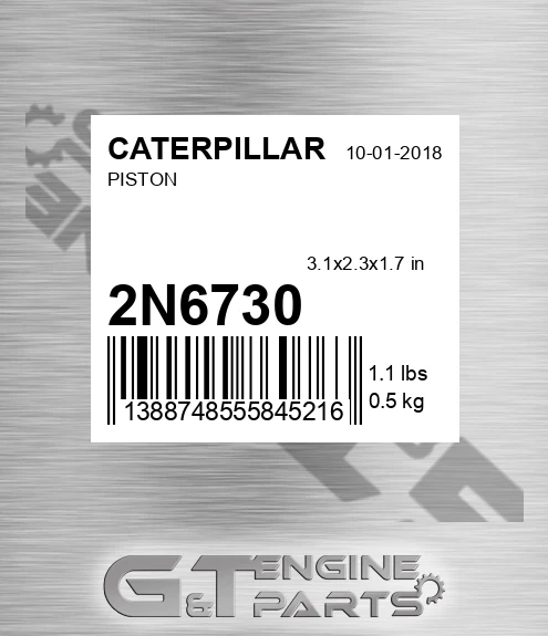 2N6730 Piston