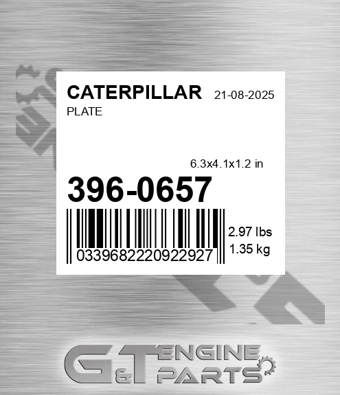 396-0657 Plate