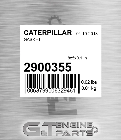 2900355 Gasket