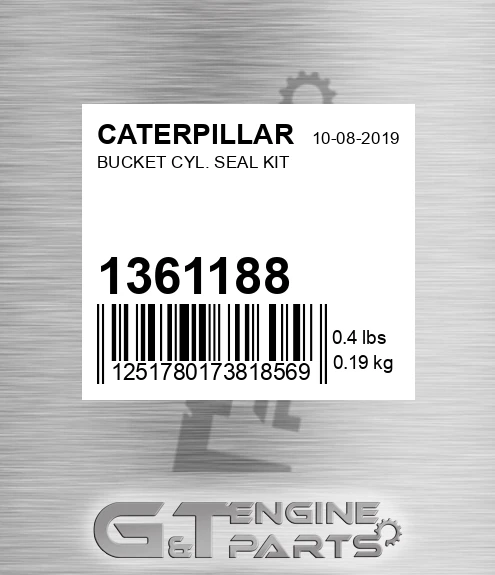 136-1188 Bucket Cyl. Seal Kit
