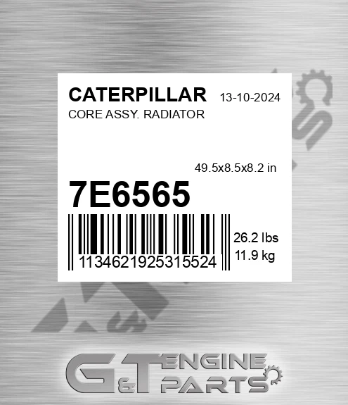 7E-6565 Core Assy. Radiator