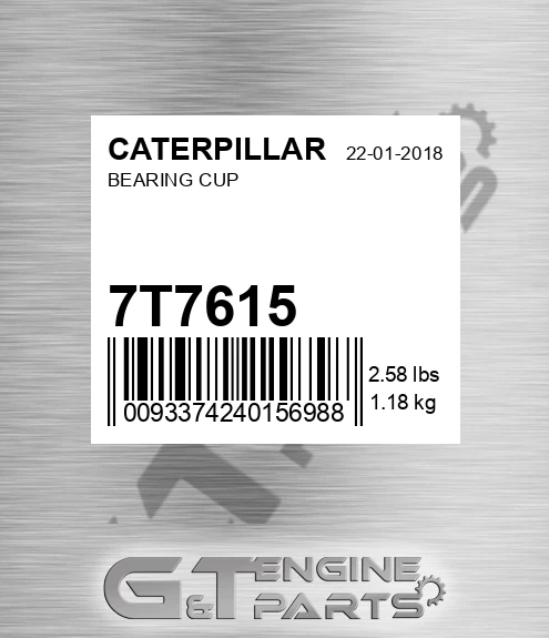 7T-7615 Bearing Cup